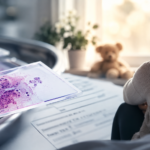 Feiltolket vevsprøve førte til forsinket diagnose av livmorhalskreft – illustrasjonsbilde av kvinne og medisinske prøvesvar.